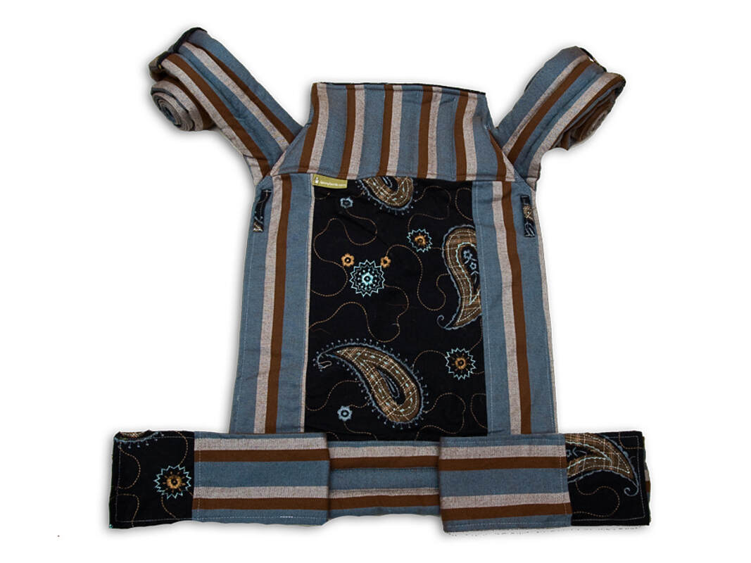 Nosidełko dla dzieci MEI-TAI, bawełna skośno-krzyżowa z kapturkiem #babywearing