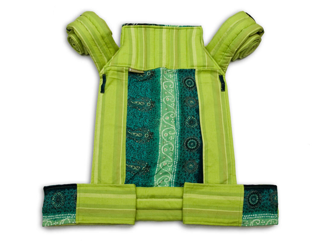 Nosidełko dla dzieci MEI-TAI, bawełna skośno-krzyżowa z kapturkiem #babywearing