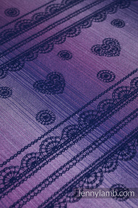 Ringsling, Jacquard Weave (65% cotton 25% linen 10% tussah silk) - SPACE LACE -  standard 1.8m #babywearing