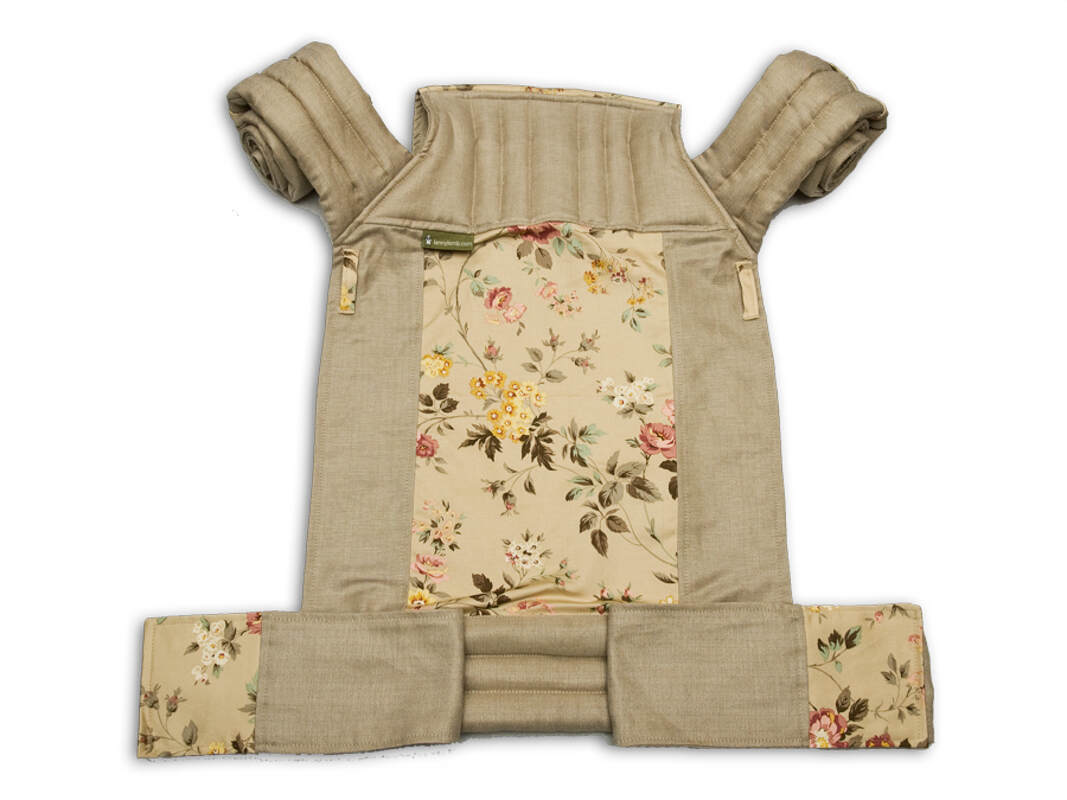 NOSIDEŁKO DLA DZIECI MEI-TAI,LEN/BAWEŁNA z Kapturkiem #babywearing