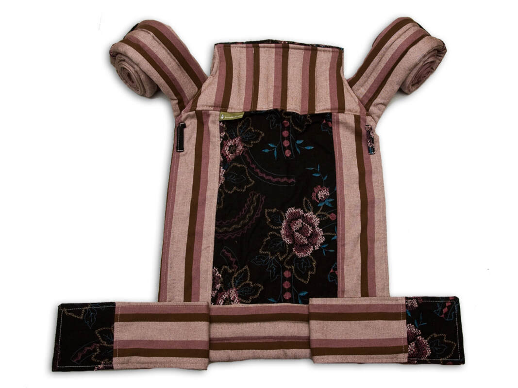 Nosidełko dla dzieci MEI-TAI, bawełna skośno-krzyżowa z kapturkiem #babywearing