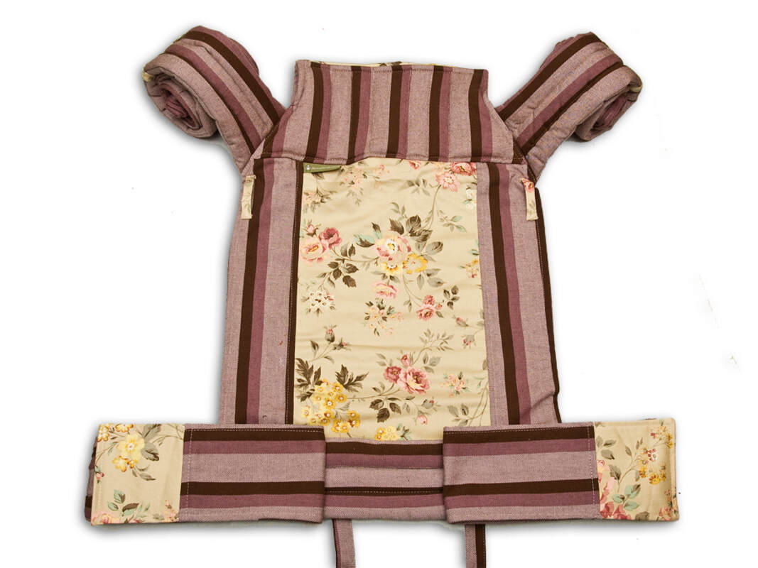 Nosidełko dla dzieci MEI-TAI, bawełna skośno-krzyżowa z kapturkiem #babywearing