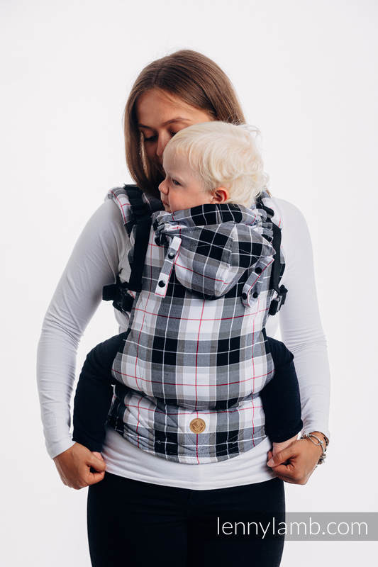 LennyGo Porte-bébé ergonomique, taille toddler, tissage sergé 100 % coton, ARCADIA PLAID #babywearing