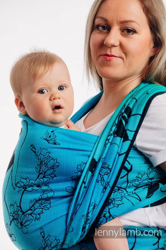 Baby Wrap, Jacquard Weave (100% cotton) - MATERNITY - size XS (3.6 m) #babywearing