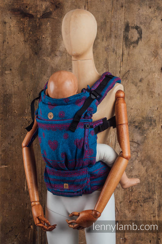 LennyUpGrade Carrier, Standard Size, jacquard weave, (69% silk noil, 31% combed cotton) - EXPERIMENT no. 13 #babywearing