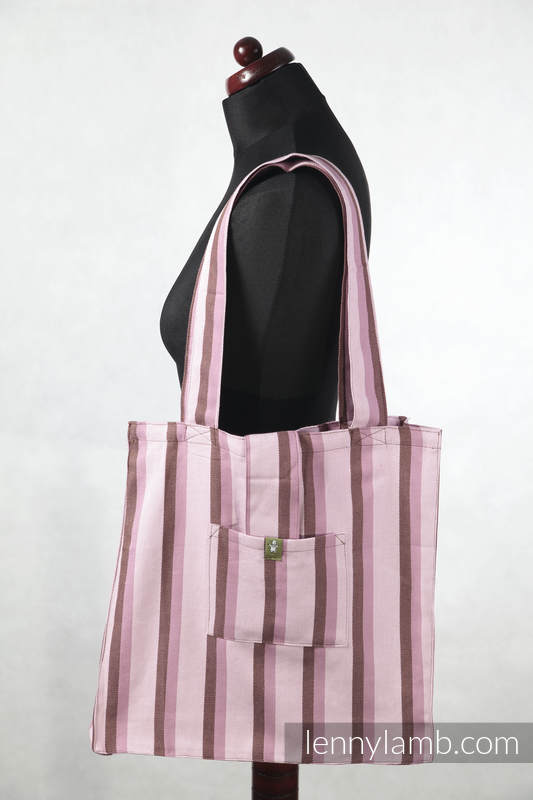Shoulder bag (made of wrap fabric) - Lavender Garden - standard size 37cmx37cm #babywearing