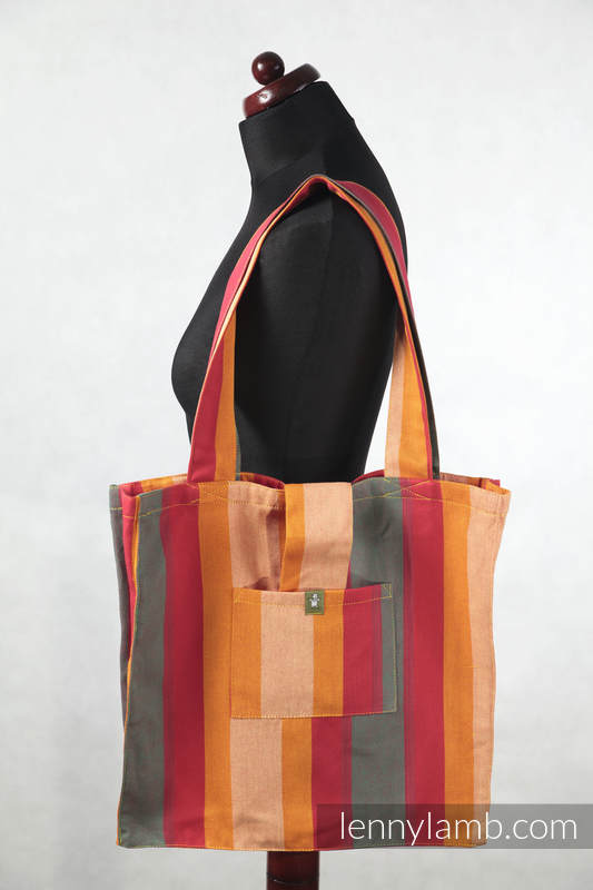 Shoulder bag made of wrap fabric (100% cotton) - Autumn - standard size 37cmx37cm #babywearing