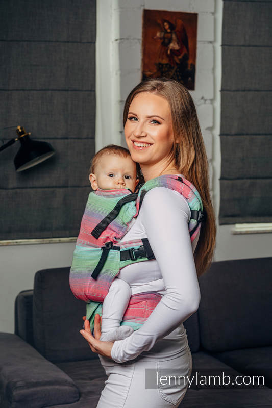 Marsupio LennyUpGrade, misura Standard, tessitura twill, 100% cotone - LINEA BASIC FUSION #babywearing