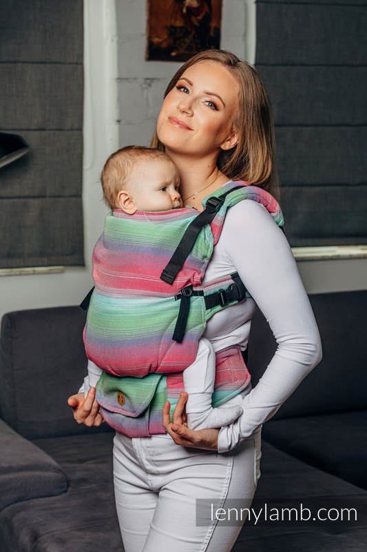 Mochila LennyUpGrade, talla estándar, tejido de sarga 100% algodón - BASIC LINE FUSION #babywearing