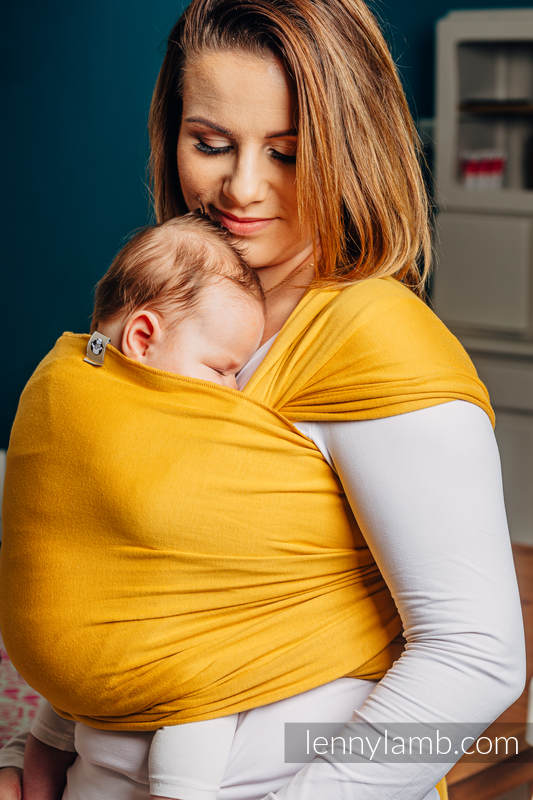 Stretchy/Elastic Baby Sling - Amber - standard size 5.0 m #babywearing
