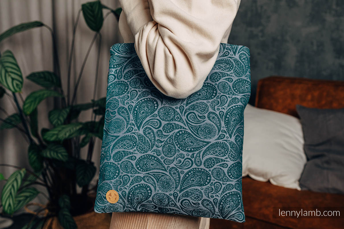 Shopping bag made of wrap fabric (100% cotton) - PAISLEY - HABITAT #babywearing