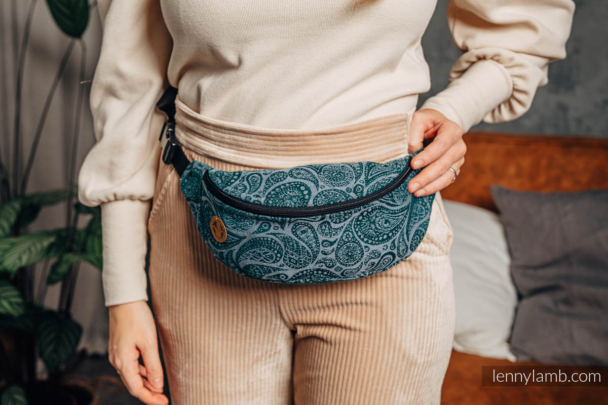 Marsupio portaoggetti Waist Bag in tessuto di fascia (100% cotone) -  PAISLEY - HABITAT #babywearing