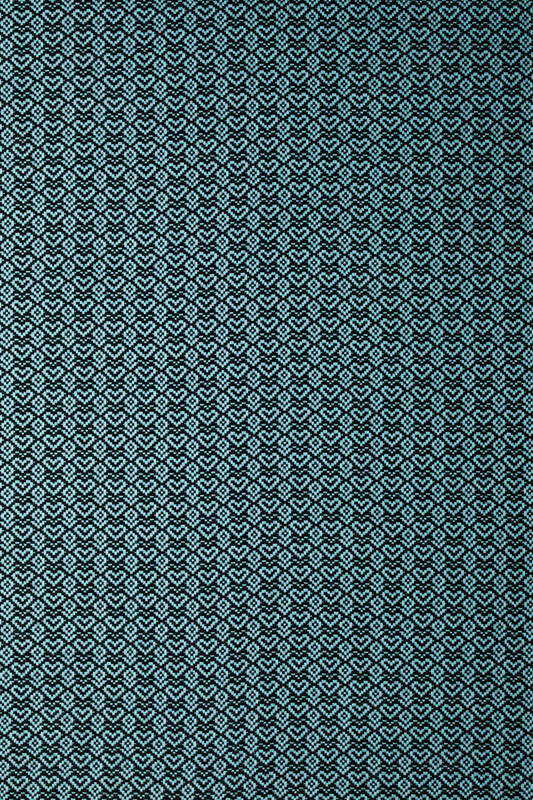 Sling de la gamme de base - LITTLE LOVE AMAZONITE - 100 % coton - Jacquard - avec épaule sans plis - standard 1.8m #babywearing