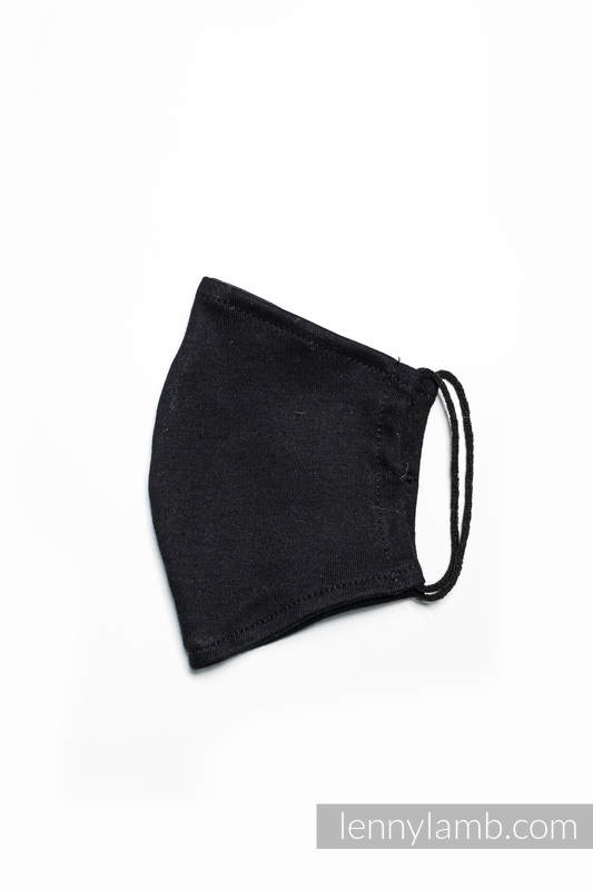 Lot de 3 masques — une couche - coton - Black - taille L #babywearing