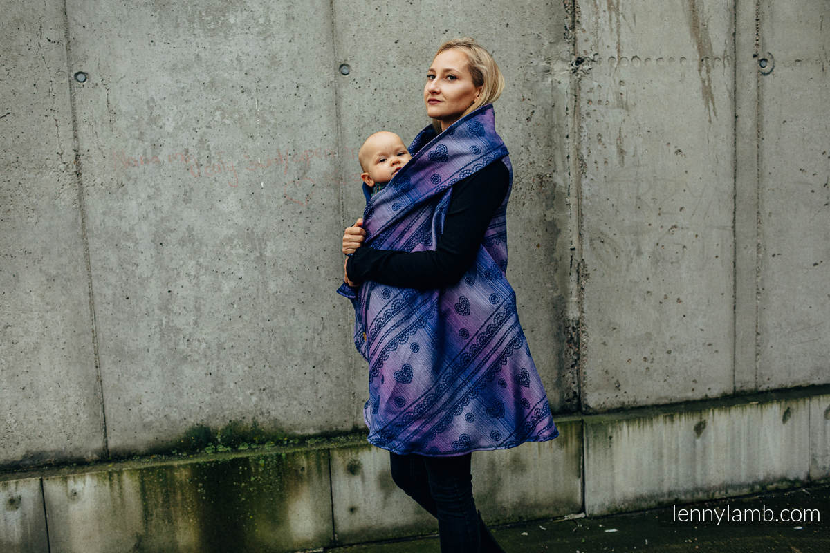 Cardigan long - taille L/XL - SPACE LACE #babywearing