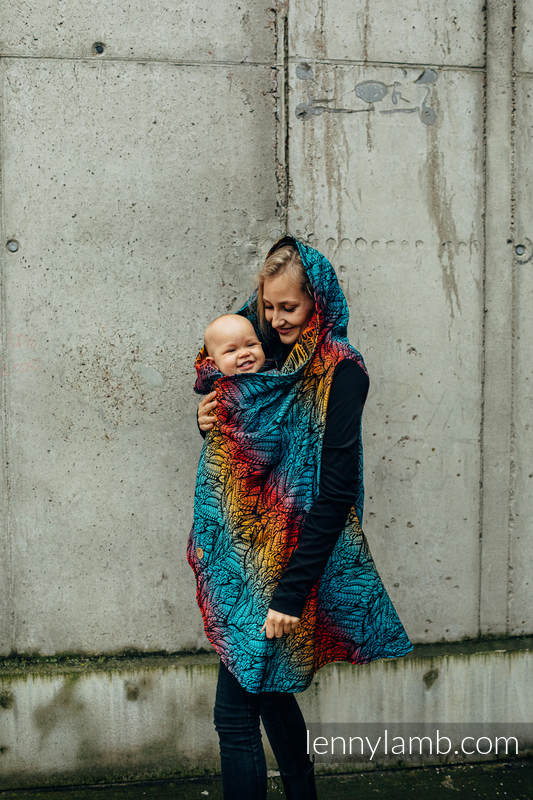 Cardigan long - taille S/M - WILD SOUL - DAEDALUS (89% Coton, 9% Polyester, 2% Élasthanne) #babywearing