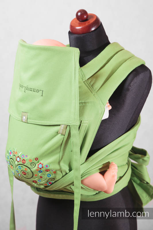 MEI-TAI carrier, broken-twill weave - 100% cotton - with hood, Limited Edition, Toddler, BETULA #babywearing