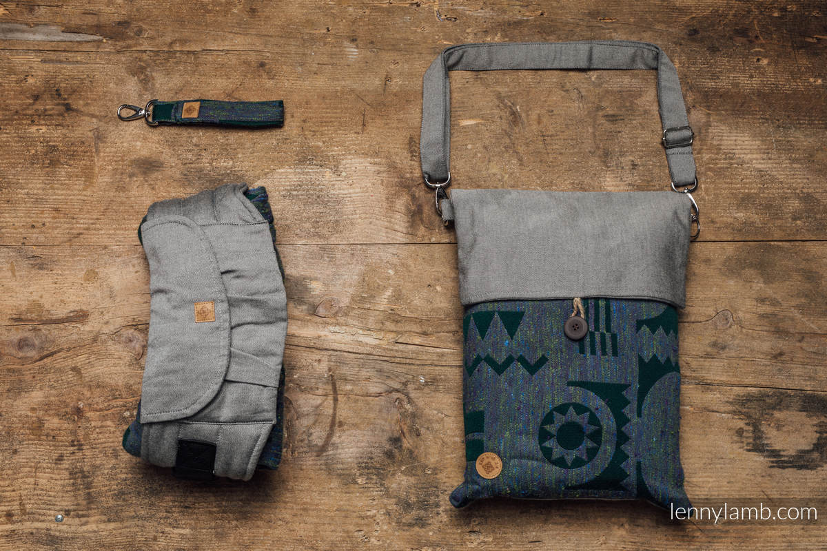 LennyUpGrade Carrier - CHOICE - EXPERIMENT no.10 - Standard Size, jacquard weave, (43% tussah silk, 31% combed cotton, 9% merino wool, 9% cashmere, 8%mulberry silk) #babywearing