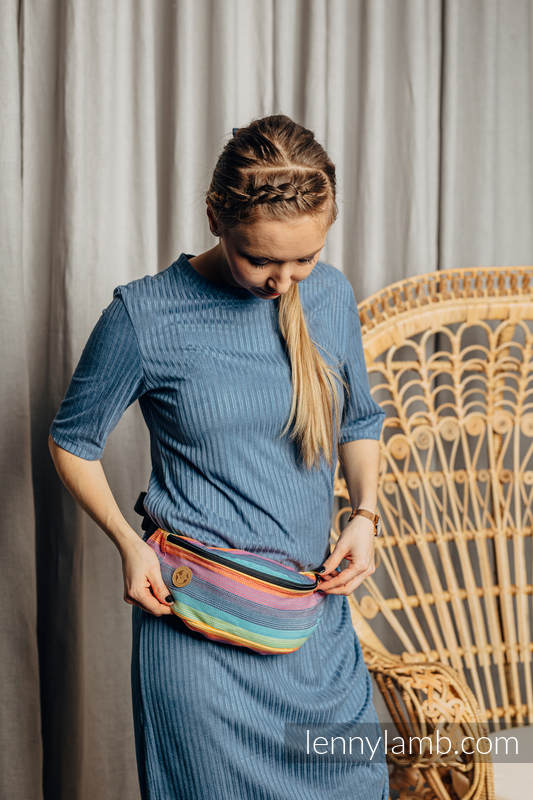 Waist Bag made of woven fabric, (100% cotton) - LUNA #babywearing