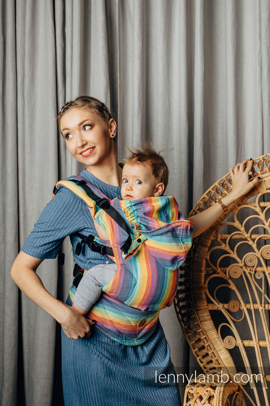 LennyGo Ergonomic Carrier, Toddler Size, broken-twill weave 100% cotton - LUNA #babywearing