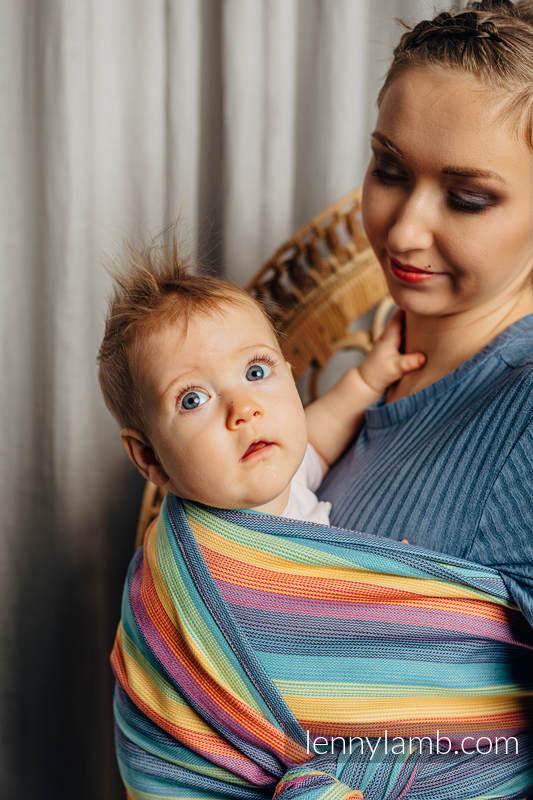 Baby Sling, Broken Twill Weave (100% cotton) - LUNA - size XS #babywearing