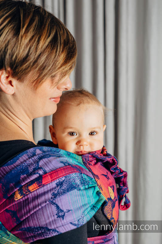 WRAP-TAI toddler avec capuche, jacquard/ 100 % coton - JURASSIC PARK - NEW ERA #babywearing