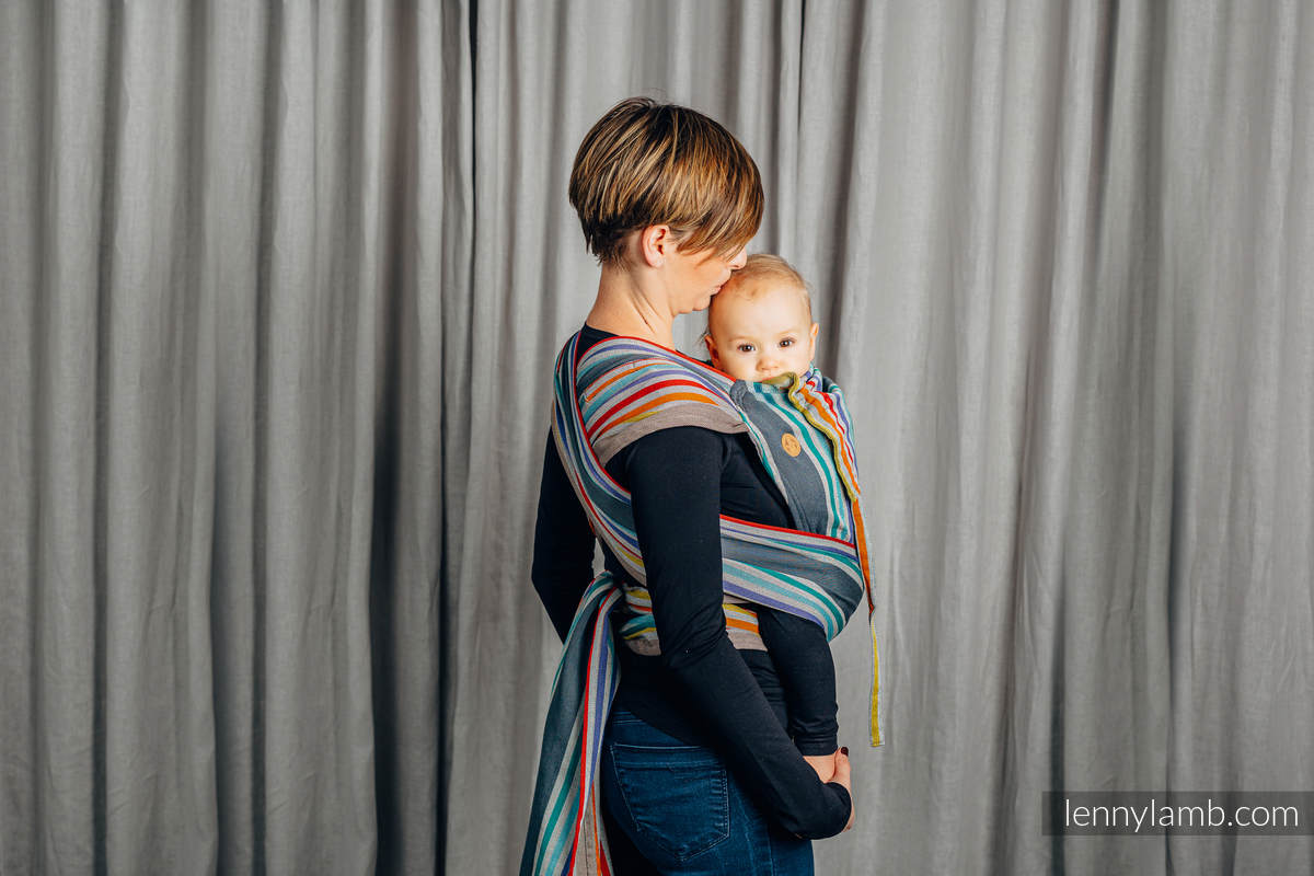 WRAP-TAI carrier Toddler, broken-twill weave - 100% cotton - with hood - OASIS #babywearing