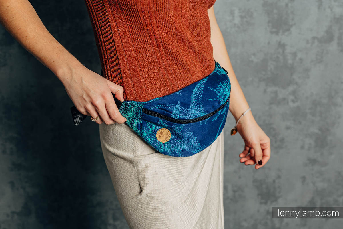Waist Bag made of woven fabric, (100% cotton) - JURASSIC PARK - EVOLUTION  #babywearing