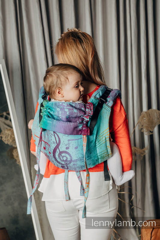 Onbuhimo de Lenny, taille toddler, jacquard (100% coton) - SYMPHONY - DAYDREAM #babywearing