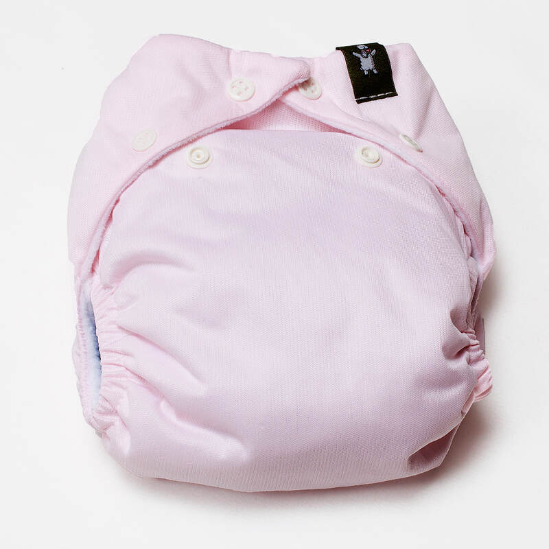 Pieluszka Wielorazowa SIMPLE - Membrana - Różowa #babywearing