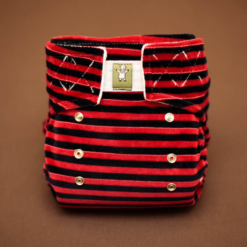 Reusable Nappy - Red FIT #babywearing