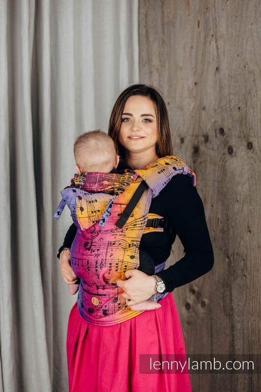 Drool Pads & Reach Straps Set, (60% cotton, 40% polyester) - SYMPHONY - FRIENDS  #babywearing