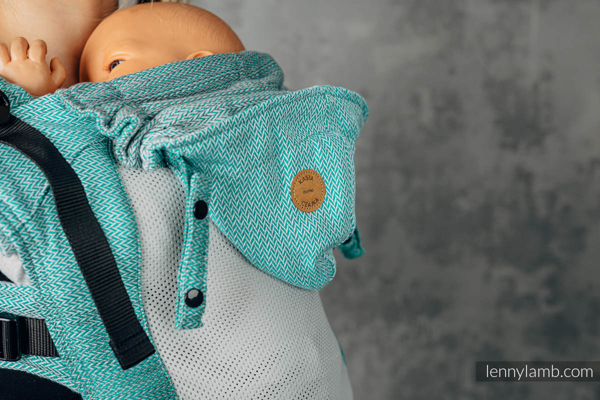 LennyGo Porte-bébé en maille ergonomique, taille toddler, tissage herringbone, 86 % coton, 14% polyester - VERSION POUR USAGE PROFESSIONNEL - ENTWINE #babywearing