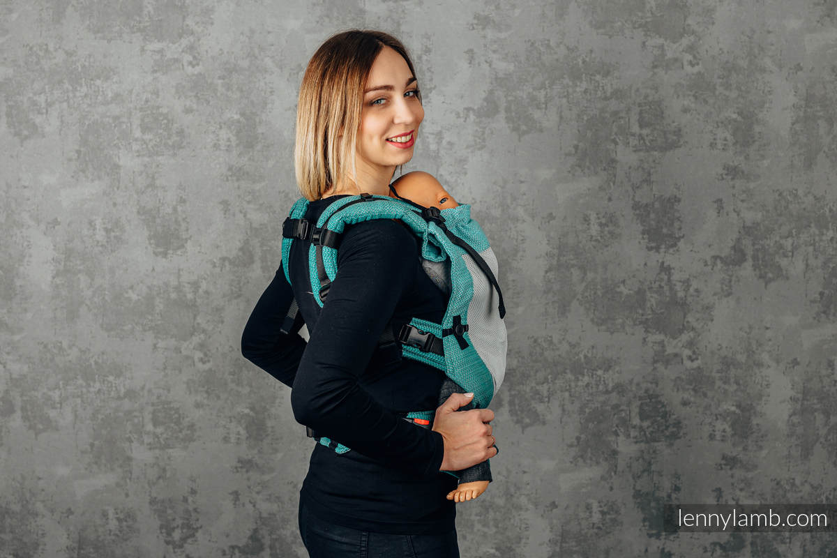 LennyUpGrade Mesh Carrier, Standard Size, herringbone weave (75% cotton, 25% polyester) - FOR PROFESSIONAL USE EDITION - ENTWINE #babywearing