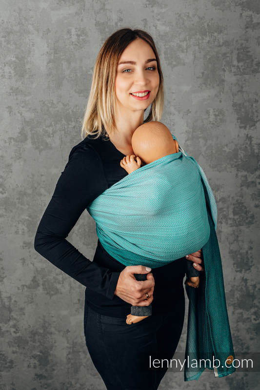 Ringsling, Jacquard Weave (100% cotton), with gathered shoulder - FOR PROFESSIONAL USE EDITION - ENTWINE - standard 1.8m #babywearing