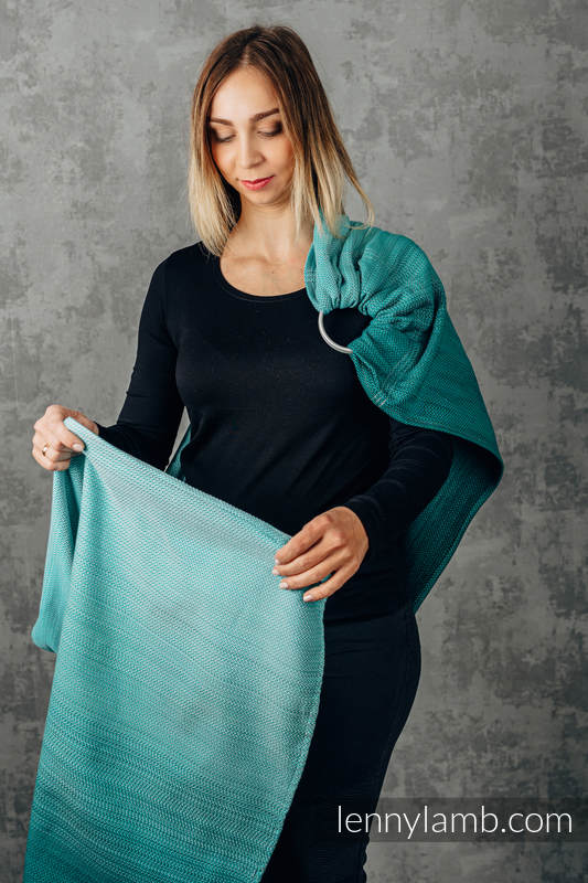 Chusta kółkowa, splot jodełkowy, ramię bez zakładek (100% bawełna) - EDYCJA DLA PROFESJONALISTÓW - ENTWINE - standard 1.8m #babywearing