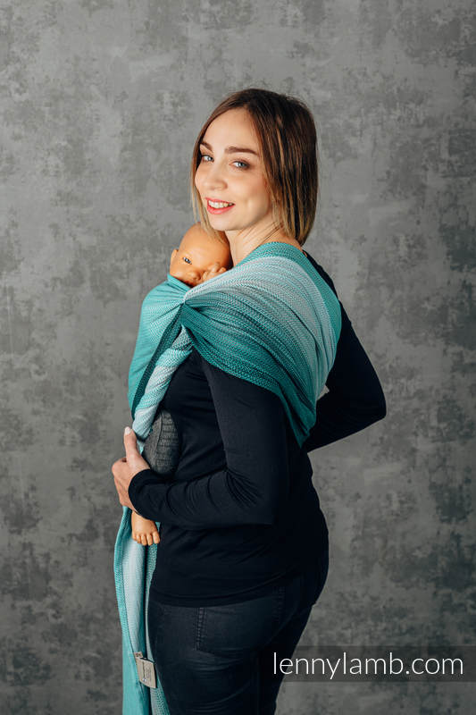 Baby Wrap, Herringbone Weave (100% cotton) - FOR PROFESSIONAL USE EDITION - ENTWINE - size L #babywearing