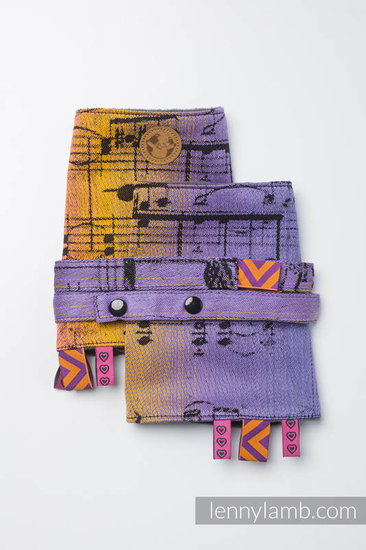 Set Coprispallacci & Cinturini (60% cotone, 40% poliester) - SYMPHONY - FRIENDS  #babywearing