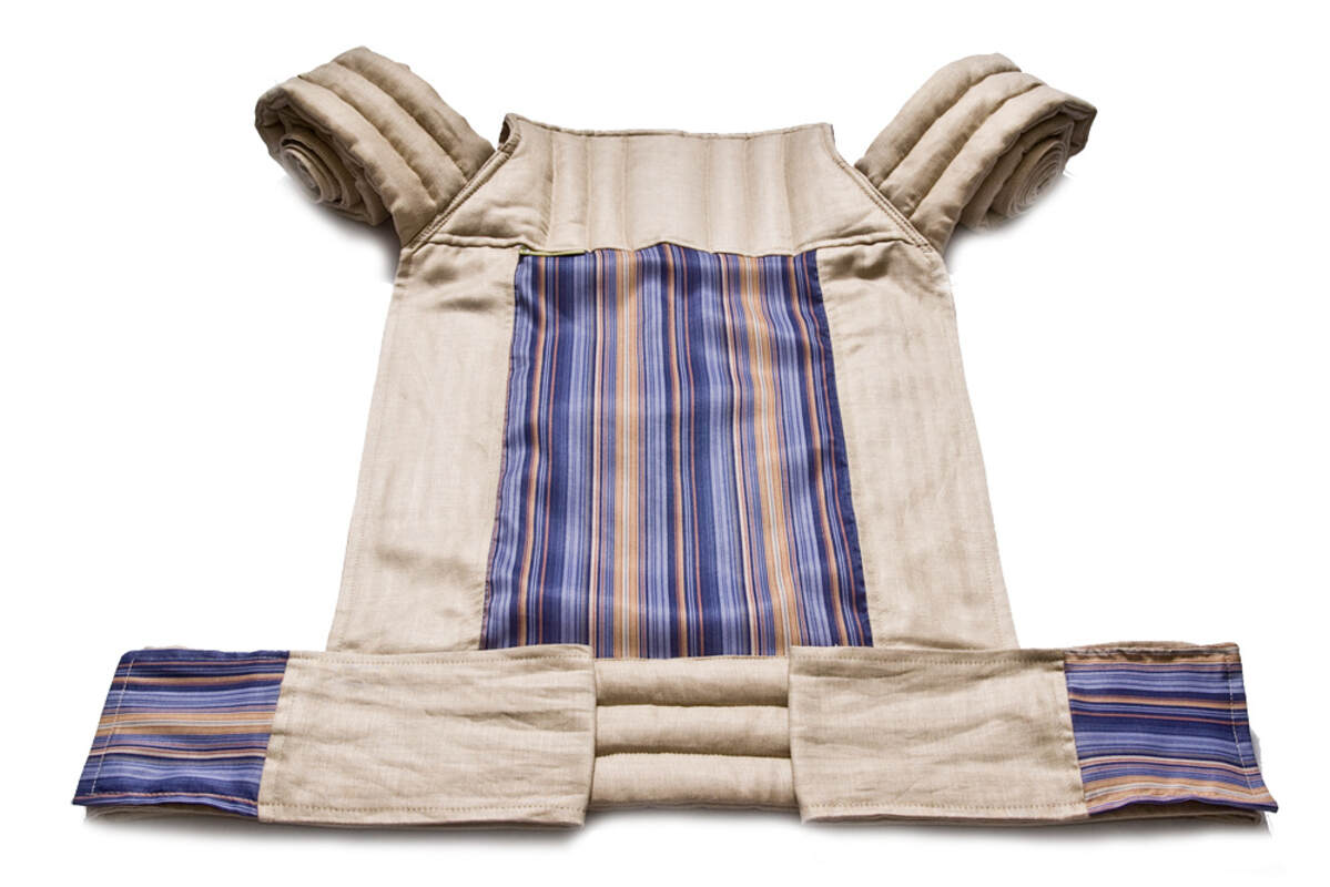 Nosidełko dla dzieci MEI-TAI, bawełniane pasy, z kapturkiem #babywearing