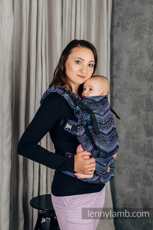 LennyUpGrade Carrier, Standard Size, jacquard weave 100% cotton - BOHO - ECLECTIC #babywearing
