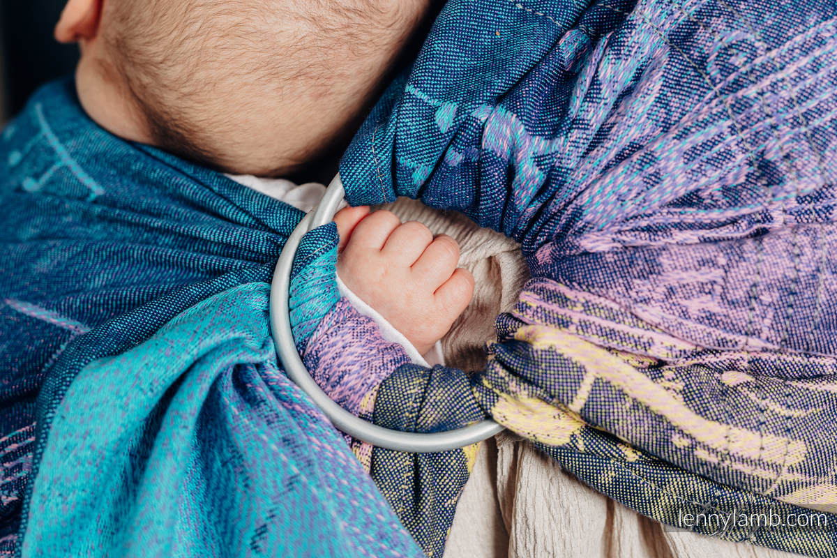 Sling, jacquard (100% coton) - avec épaule sans plis - SYMPHONY - HEATHLAND - standard 1.8m #babywearing