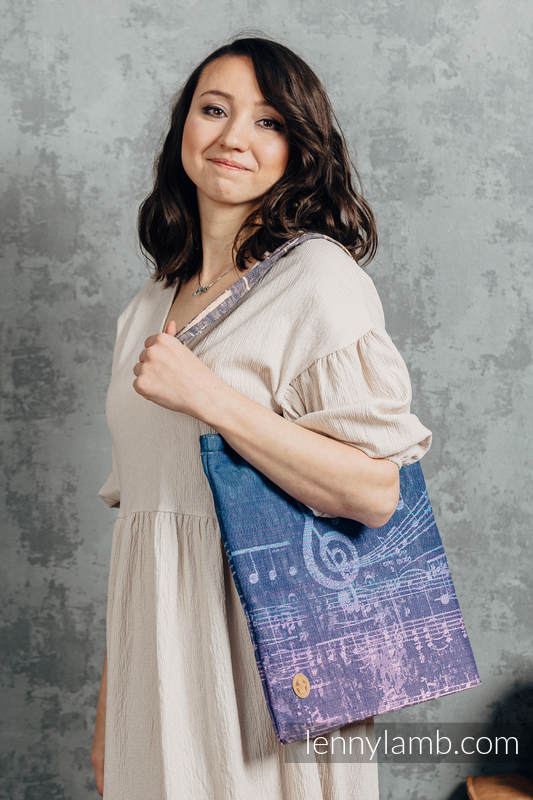 Shopping bag made of wrap fabric (100% cotton) - SYMPHONY  - HEATHLAND  #babywearing