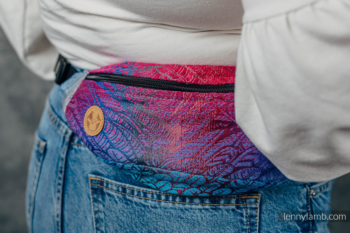 Marsupio portaoggetti Waist Bag in tessuto di fascia (100% cotone) - WILD SOUL - BLAZE  #babywearing