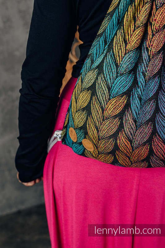 Sacca in tessuto di fascia (100% cotone) - TANGLED - BEHIND THE SUN - misura standard 32cm x 43cm  #babywearing