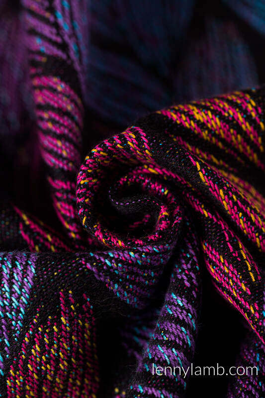 Porte-bébé en maille LennyUpGrade, taille standard, jacquard (75% coton, 25% polyester) - TANGLED - BEHIND THE SUN #babywearing