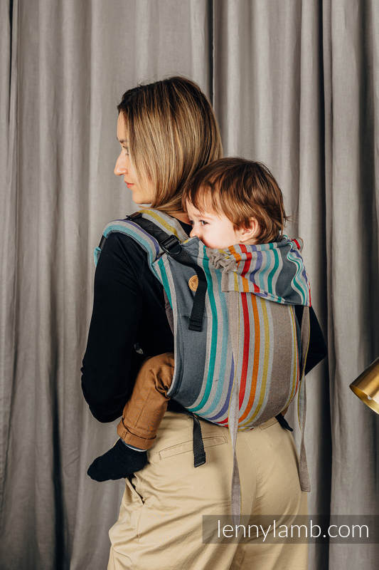 Lenny Buckle Onbuhimo baby carrier, TODDLER size, broken-twill weave (100% cotton) - OASIS #babywearing