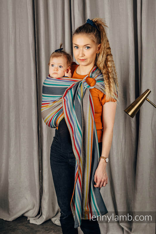 Sling, sergé brisé,  épaule sans plis (100 % coton) - OASIS - standard 1.8m #babywearing