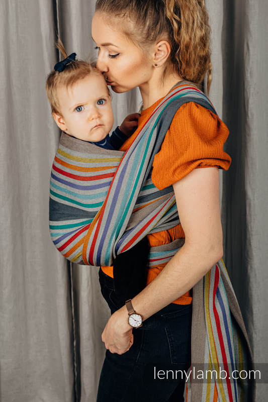 Baby Sling, Broken Twill Weave, (100% cotton) - OASIS - size L #babywearing