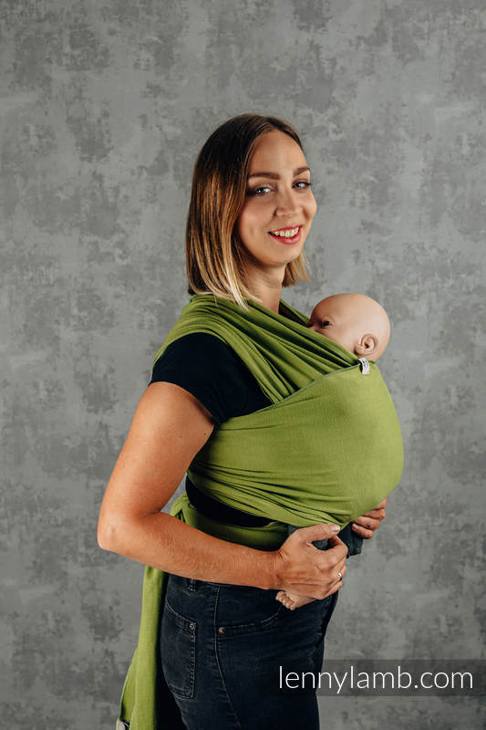 Stretchy/Elastic Baby Sling - FOR PROFESSIONAL USE EDITION - MALACHITE - standard size 5.0 m #babywearing