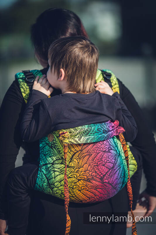 Lenny Buckle Onbuhimo Tragehilfe, Größe Standard, Jacquardwebung (100% Baumwolle) - SILESIAN WILD SOUL #babywearing